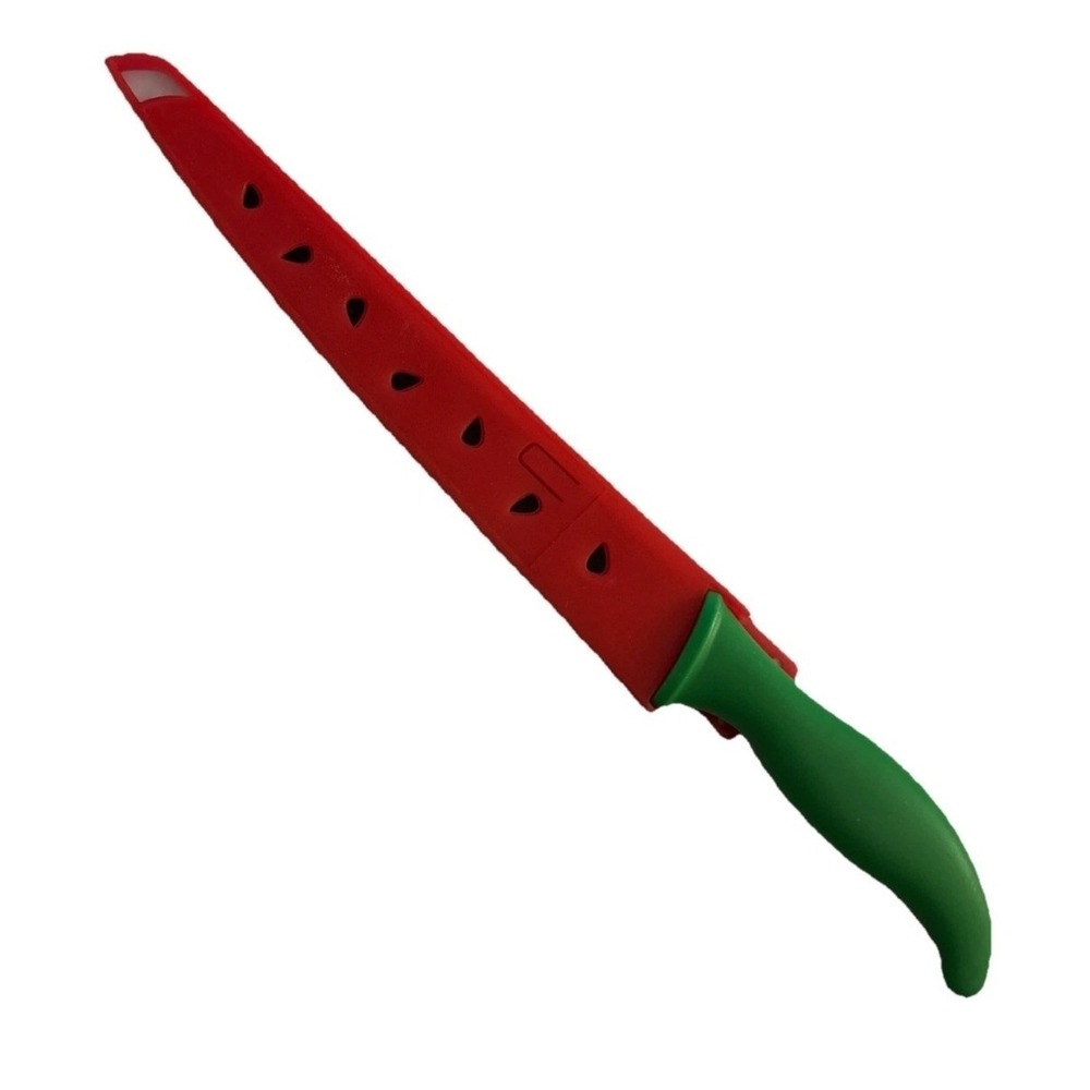 Good Cook Brand 14'' Knife With Sheaf Cut Fruits Vegetables Bread Watermelon